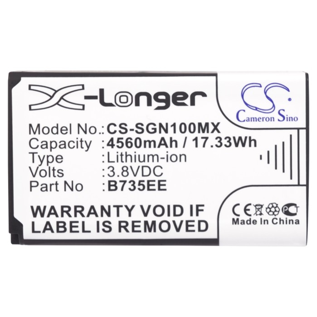 Batterie compatible avec Samsung CS-SGN100MX