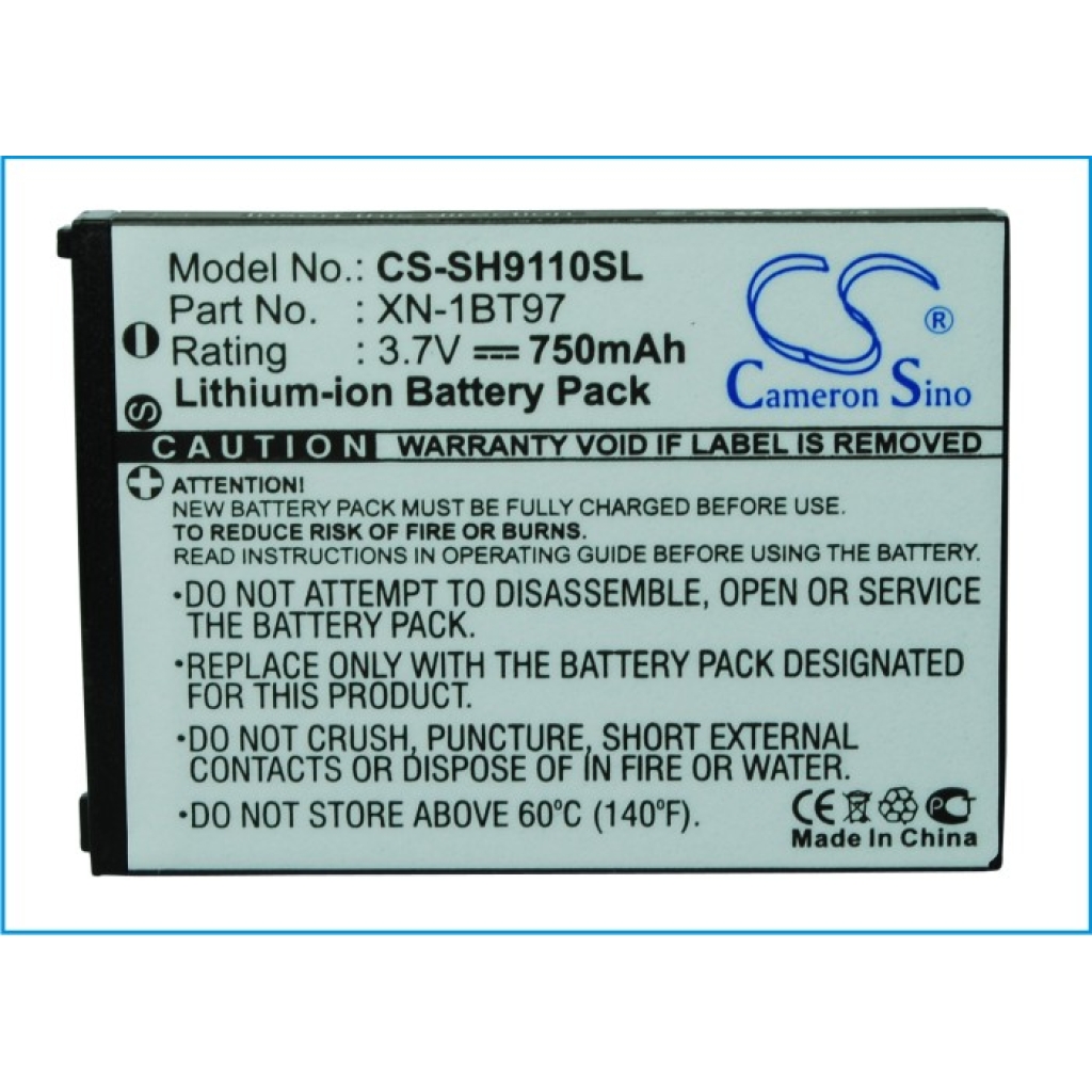 Batterie de téléphone portable Sharp SH9110