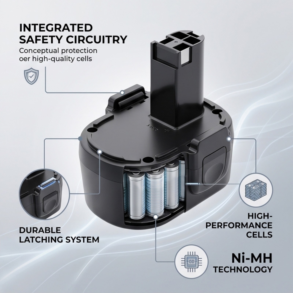 Batteries compatible avec Skil 144VXT 144VXT CS-SHD144PX