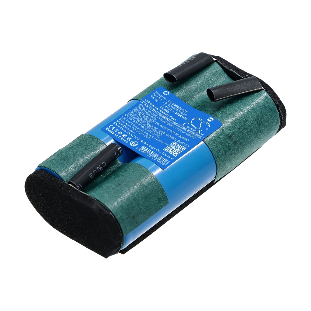 Batteries compatible avec Shark HydroDuo WW201 Cordless Wet & Dry Cleane CS-SHW201VX