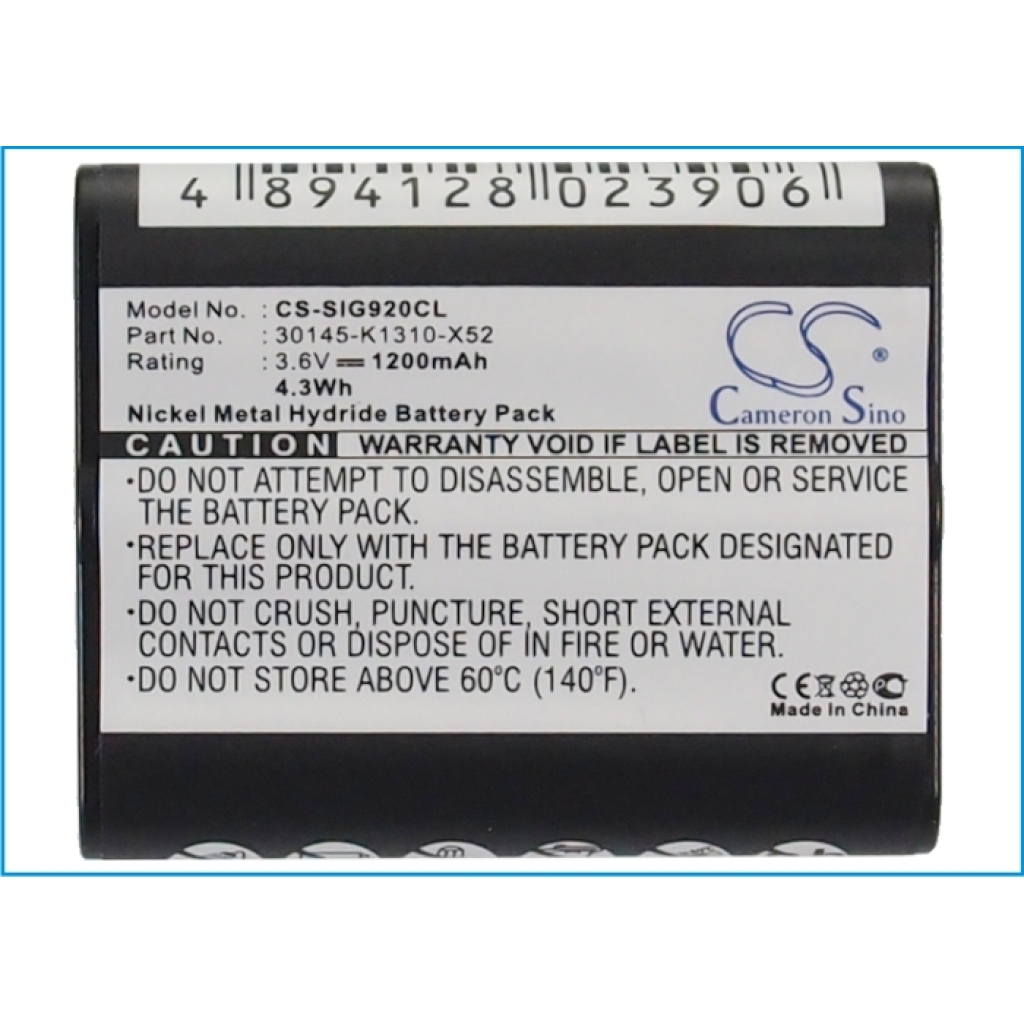 Batterie de téléphone sans fil GP CS-SIG920CL