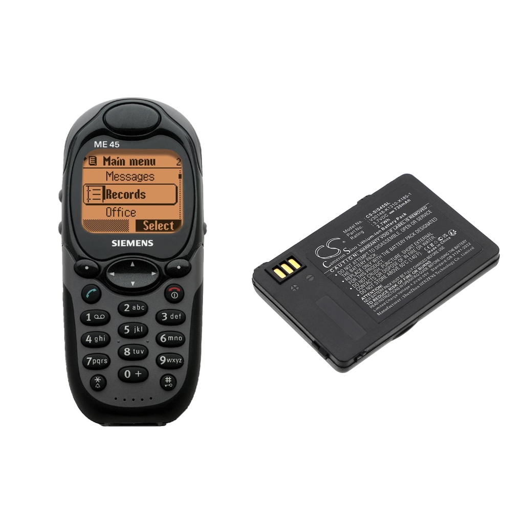 Batterie de téléphone portable Siemens CS-SIS45SL
