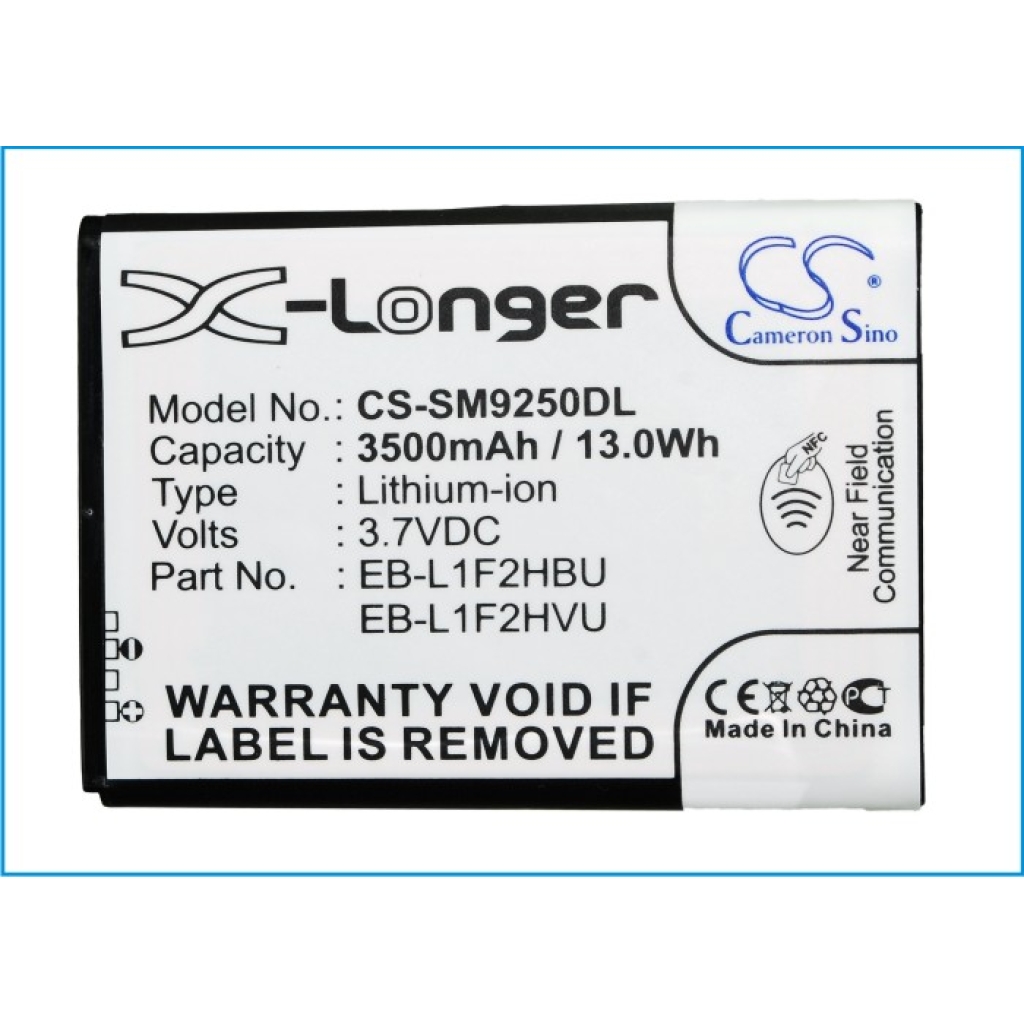 Batteries Remplace EB-L1F2HVU