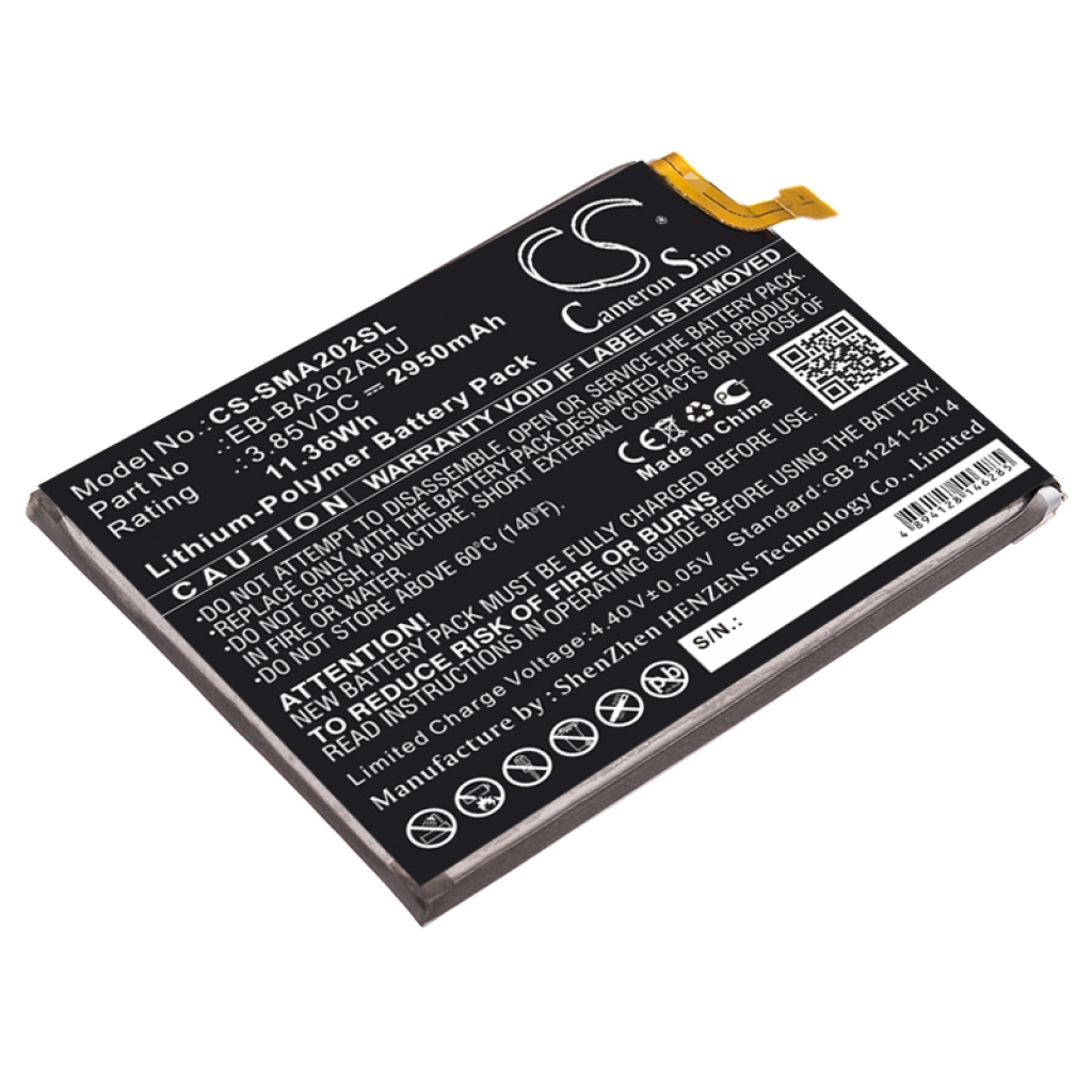 Batterie de téléphone portable Samsung CS-SMA202SL