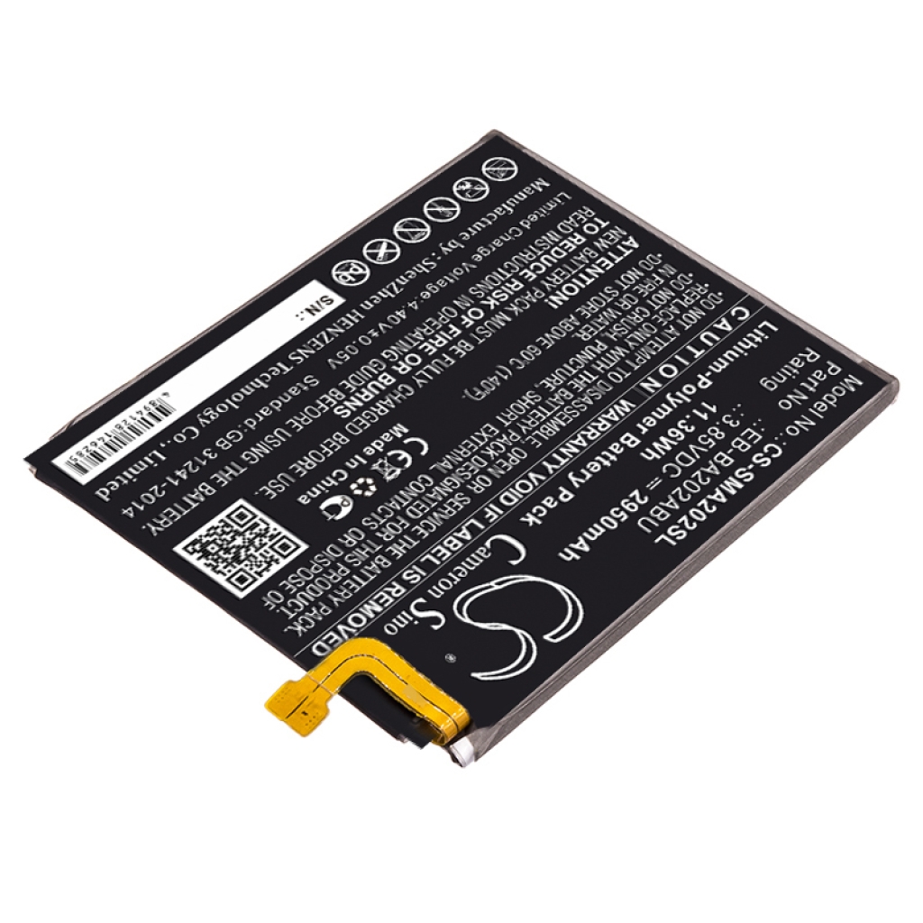 Batterie de téléphone portable Samsung CS-SMA202SL