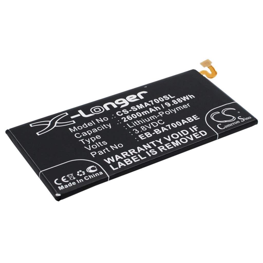 Batterie de téléphone portable Samsung SM-A700FD