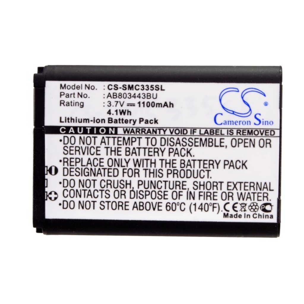 Batterie de téléphone portable Samsung CS-SMC335SL
