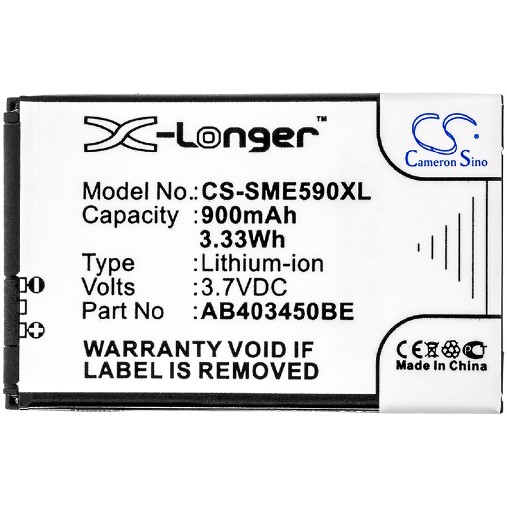 Batterie compatible avec Samsung CS-SME590XL