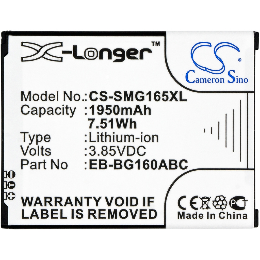 Batterie compatible avec Samsung CS-SMG165XL