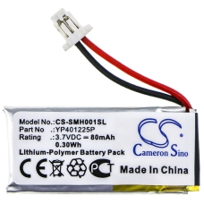Remplacement de batterie compatible pour Sena YP401225P