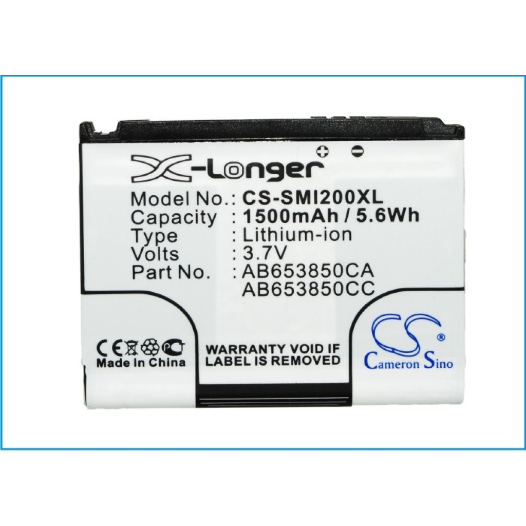 Batterie compatible avec Samsung CS-SMI200XL