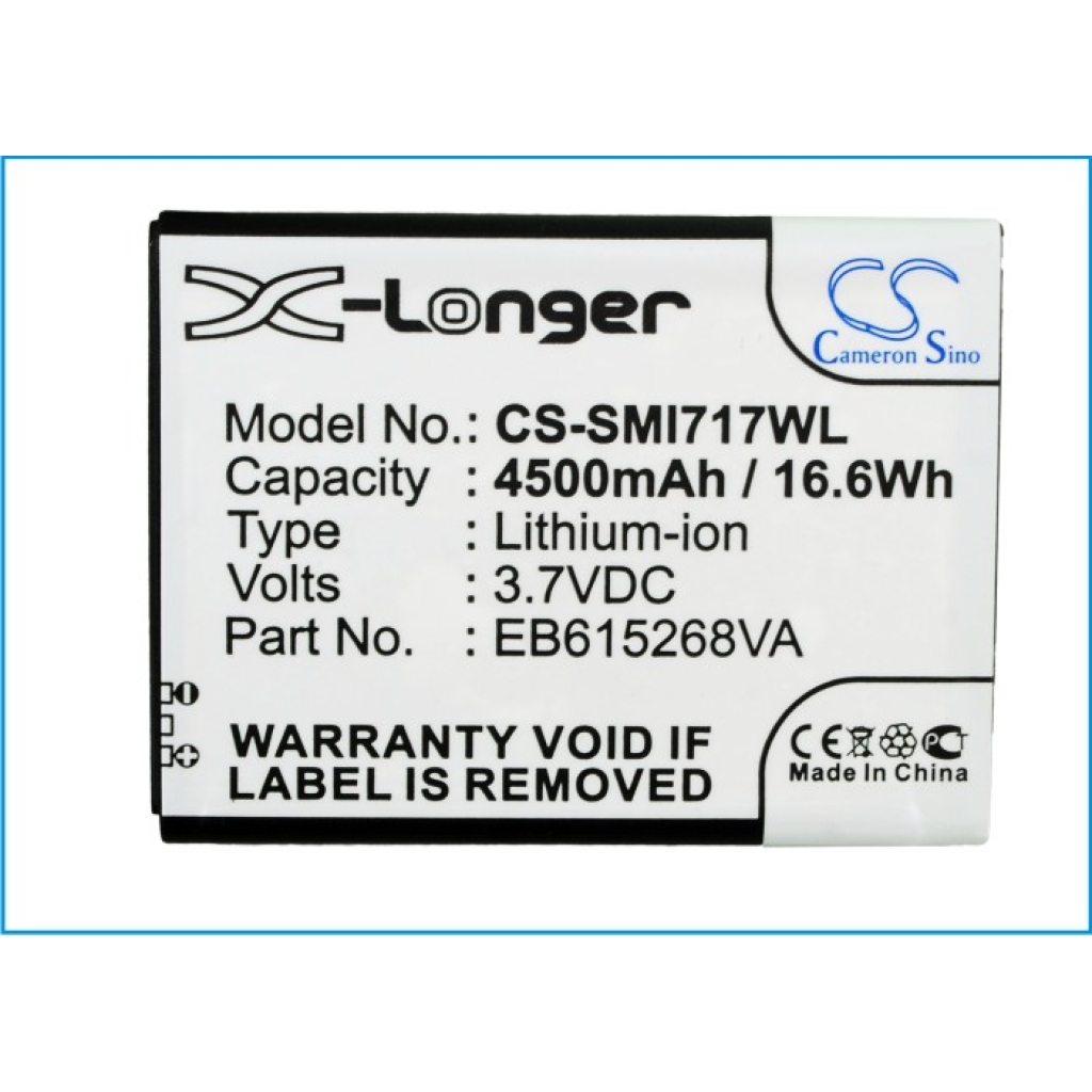 Batterie compatible avec Samsung AT&T CS-SMI717WL