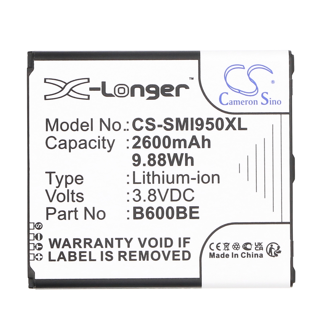 Compatible battery replacement for Samsung B600BC,B600BE,B600BU,EB-B600BUB,EB-B600BUBESTA...