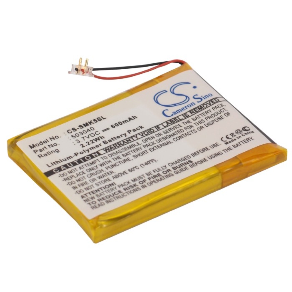 MP3, MP4, MP4, PMP Batterie Samsung CS-SMK5SL