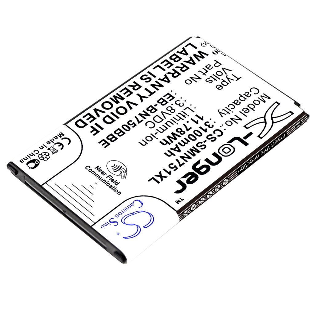 Batterie de téléphone portable Samsung SM-N7506V