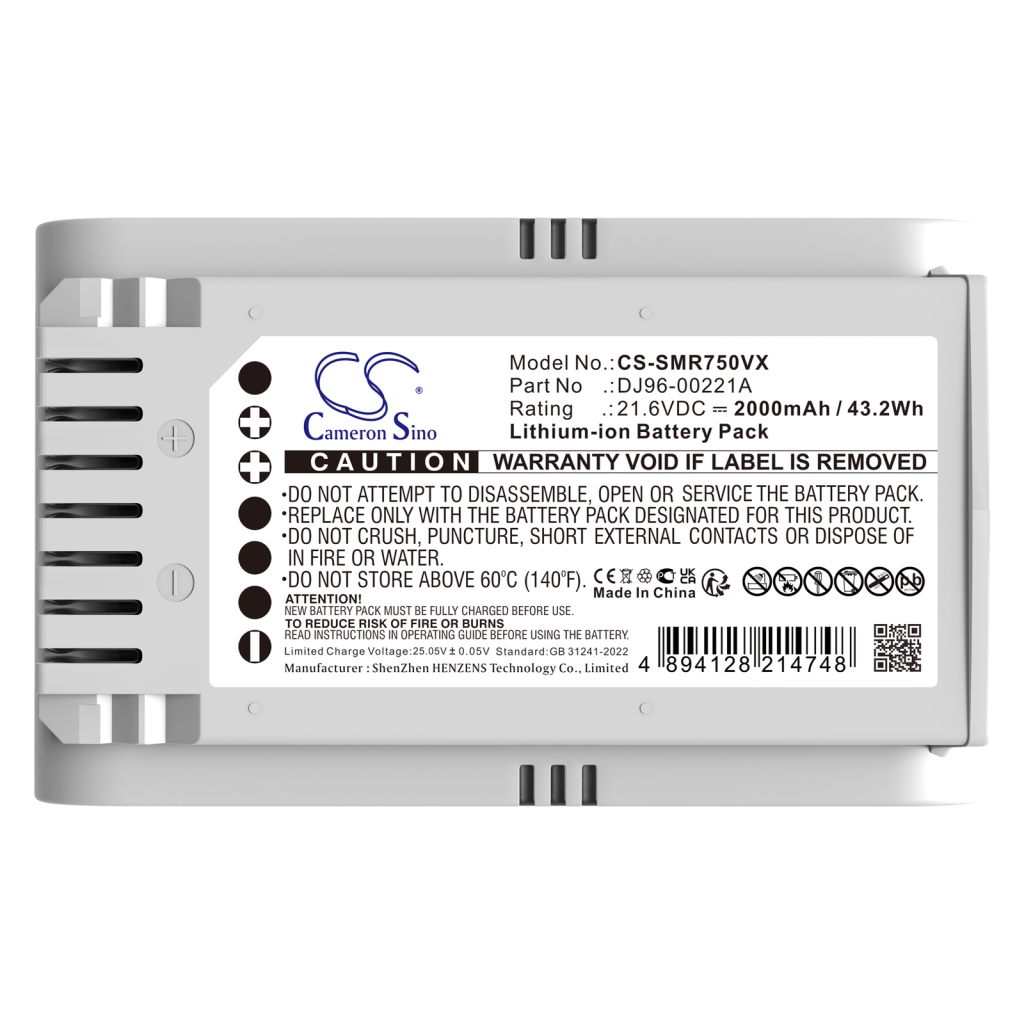 Batterie à vide Samsung CS-SMR750VX