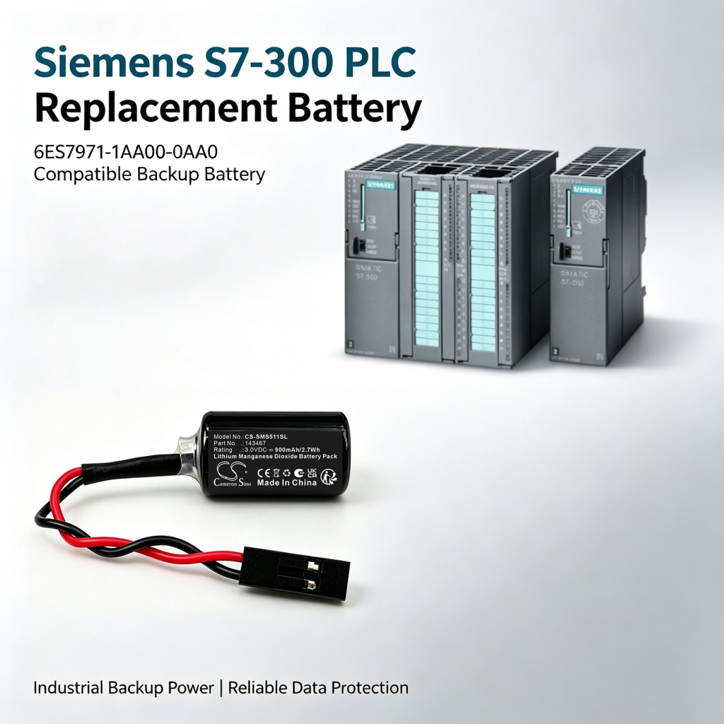 Batteries compatible avec Siemens Simatic S5-100U S5-90U S5-95U CS-SMS511SL