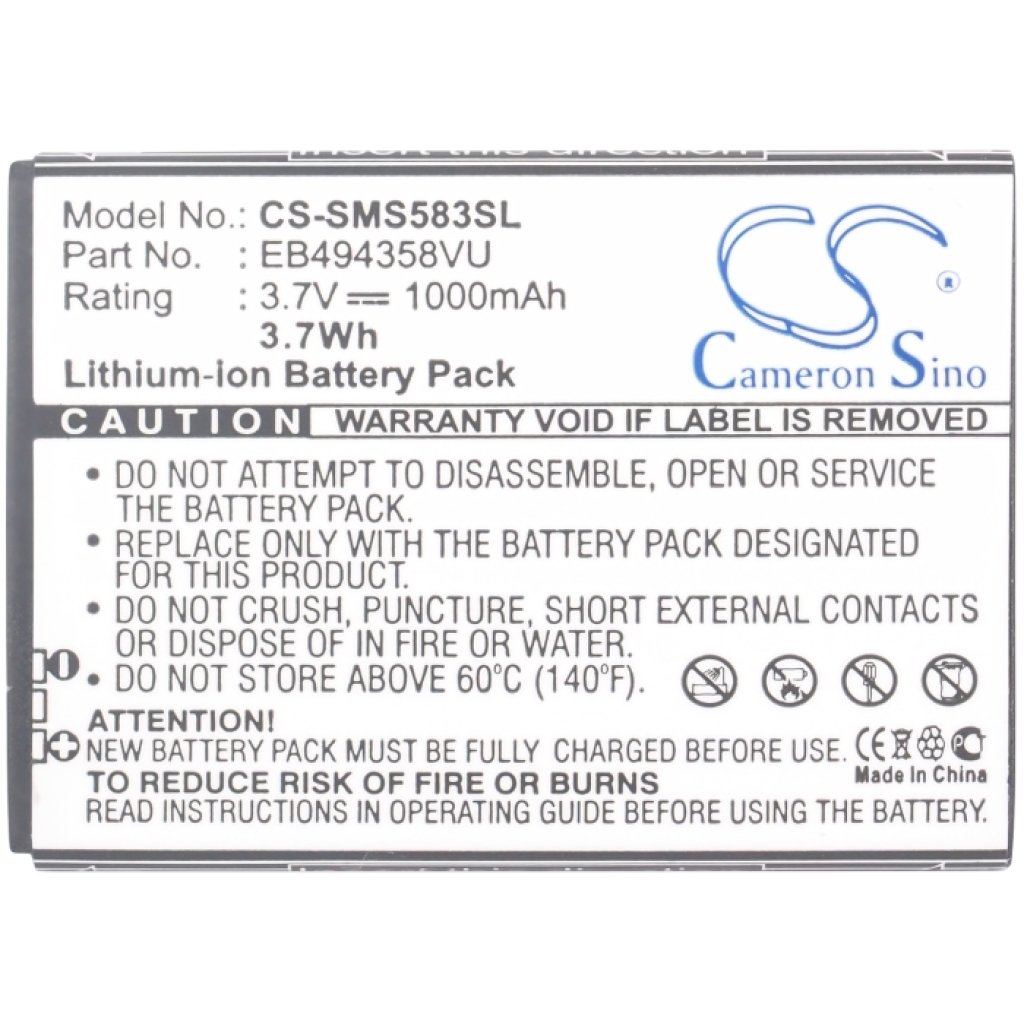Batterie de téléphone portable Samsung GT-S6818