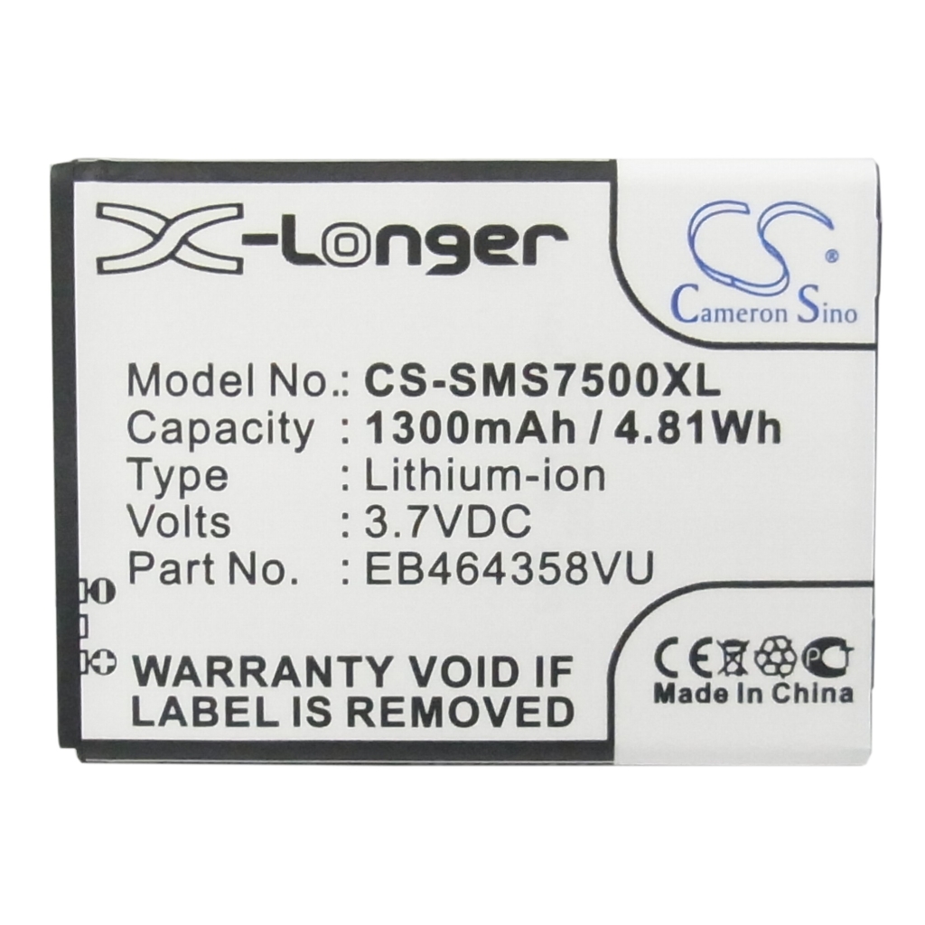 Batterie compatible avec Samsung AT&T CS-SMS7500XL