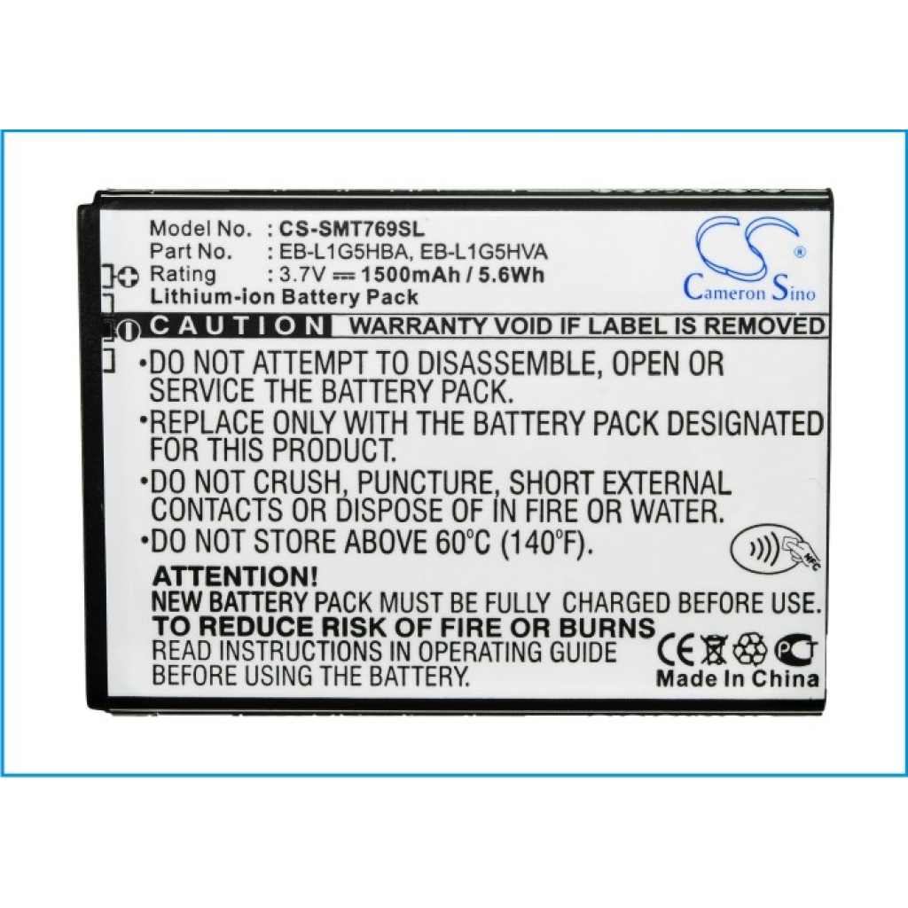Batterie de téléphone portable Samsung Exhilarate