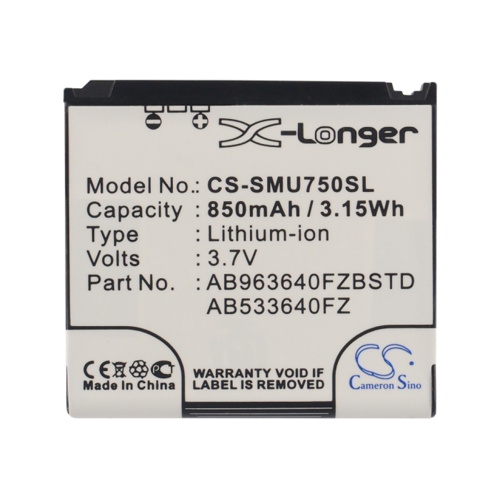 Batterie compatible avec Samsung Verizon CS-SMU750SL