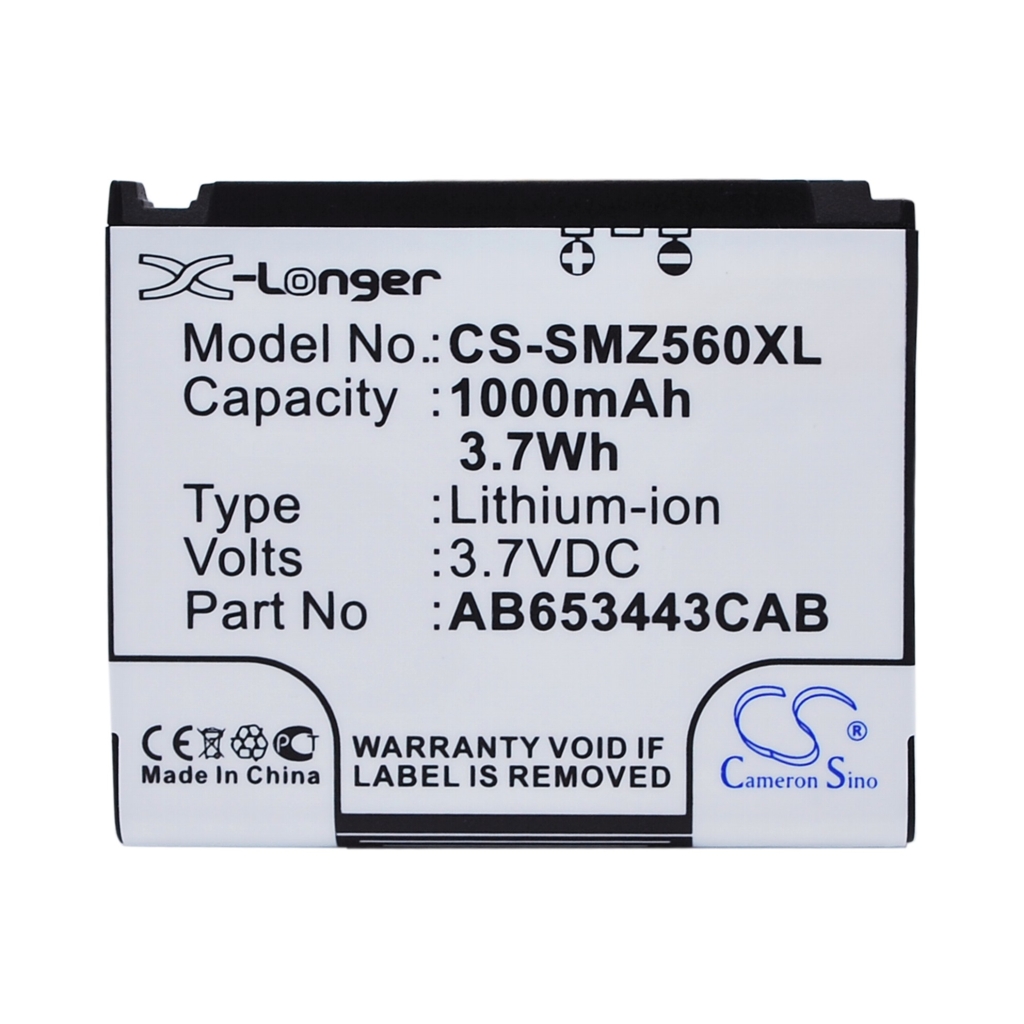 Batterie compatible avec Samsung CS-SMZ560XL