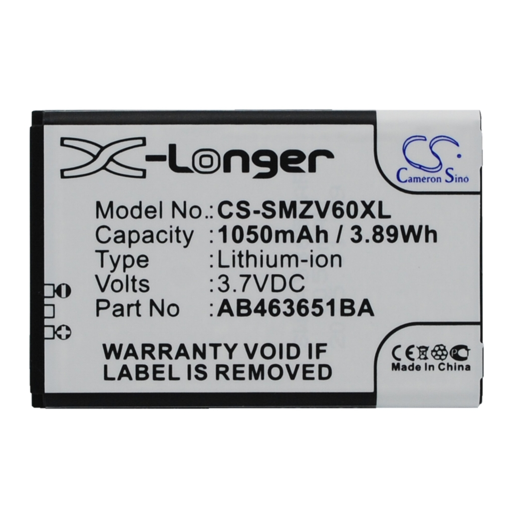 Batterie compatible avec Samsung CS-SMZV60XL