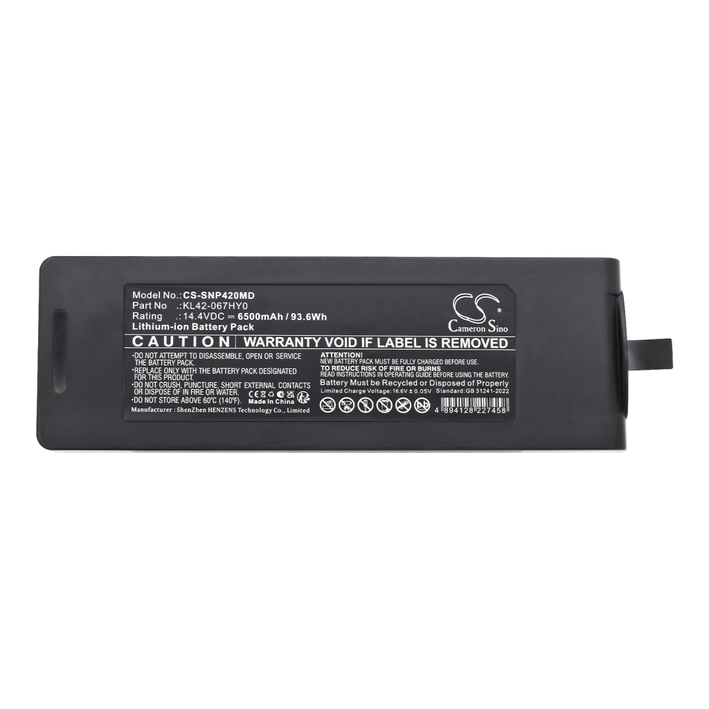 Batterie compatible avec Sonoscape CS-SNP420MD
