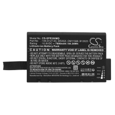 Remplacement de batterie compatible pour Spacelabs 146-0127-00,146-0130-00,B12023,DR202I,OM11568