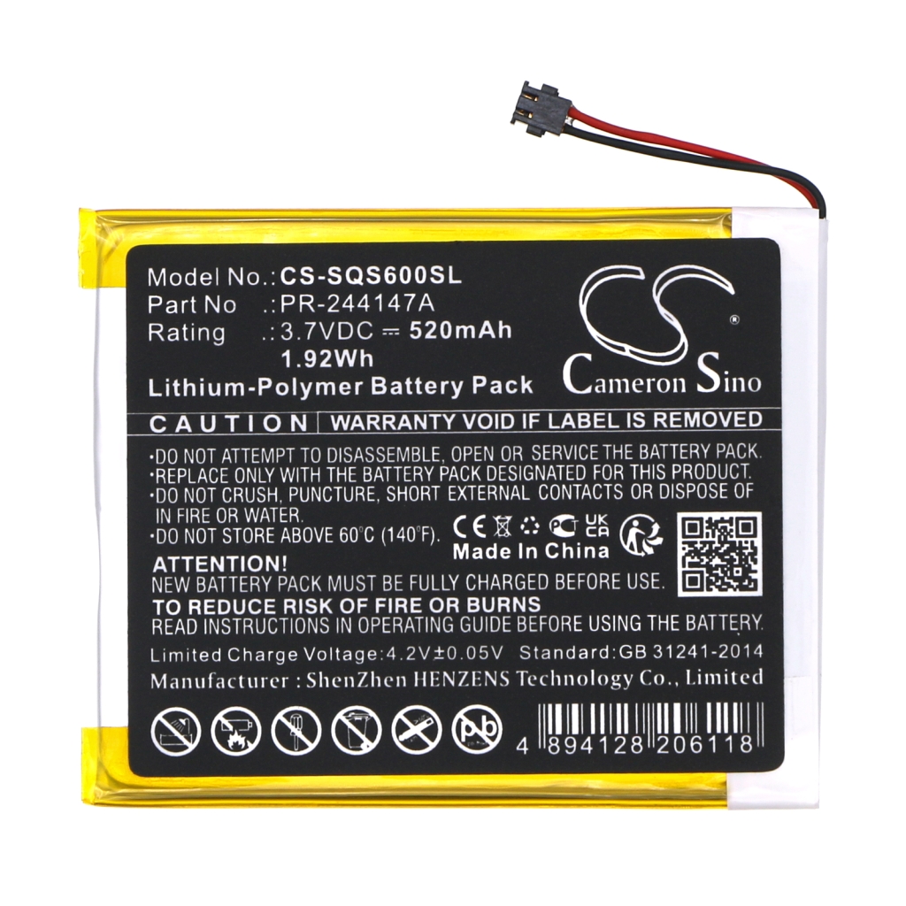 Terminal de paiement Batterie Square CS-SQS600SL