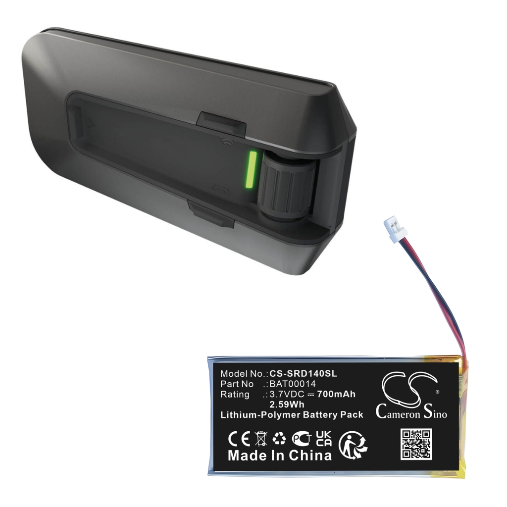 Remplacement de batterie compatible pour Cardo BAT00014