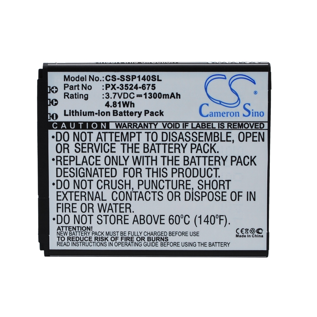 Batterie de téléphone portable Simvalley CS-SSP140SL