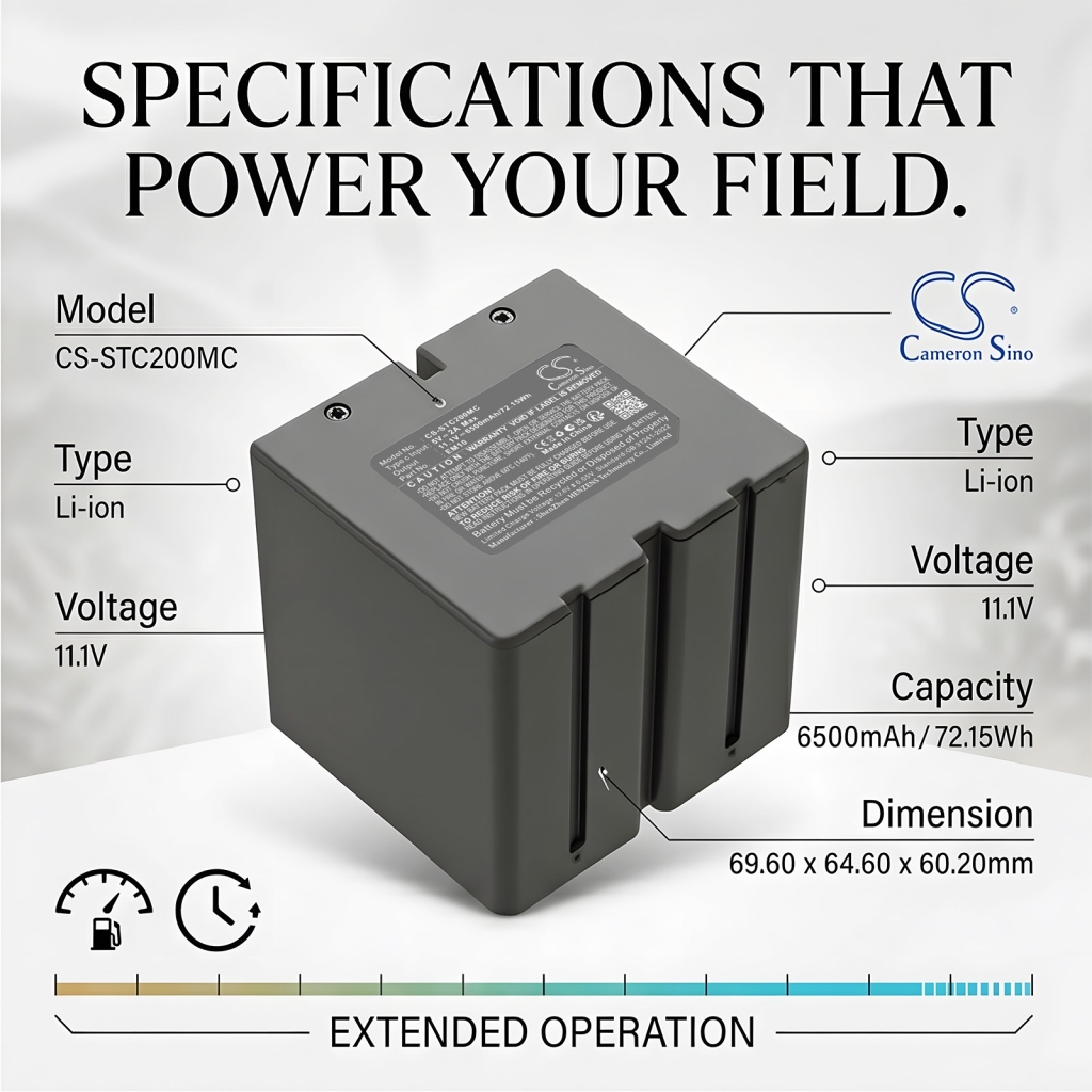 Batterie compatible avec Stealth cam CS-STC200MC