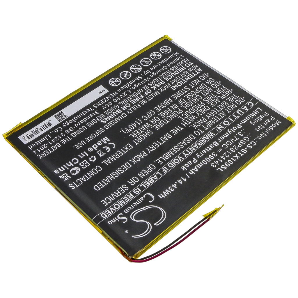 Batterie compatible avec Smartab CS-STX109SL