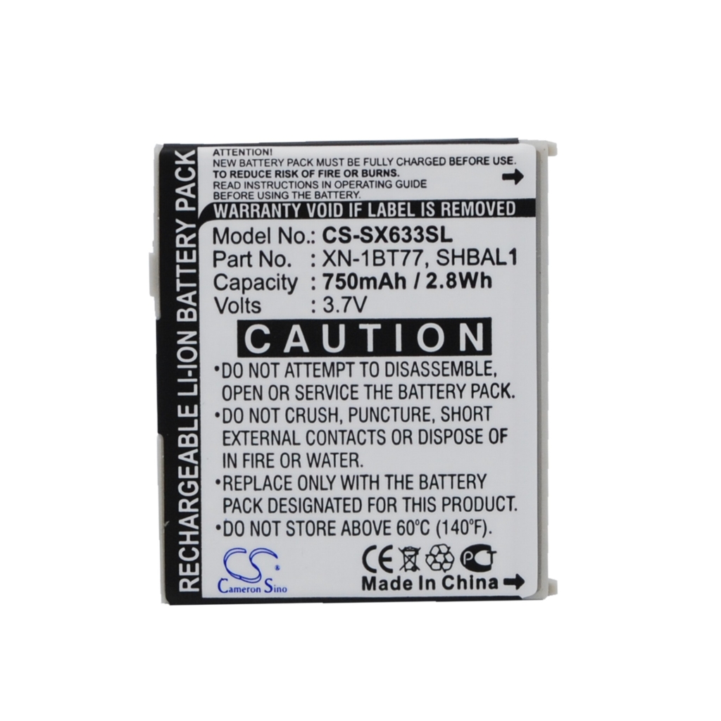 Batterie compatible avec Sharp Vodafone SoftBank CS-SX633SL