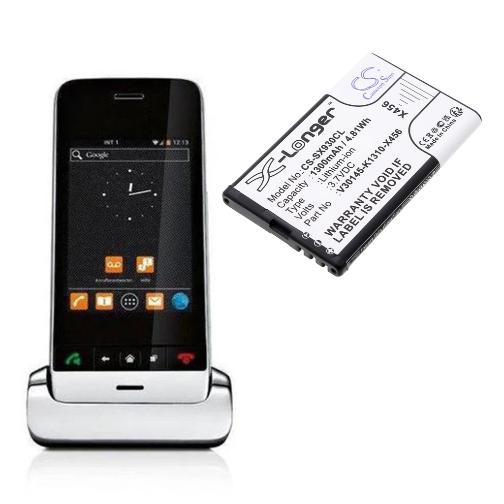 Remplacement de batterie compatible pour Siemens V30145-K1310-X456