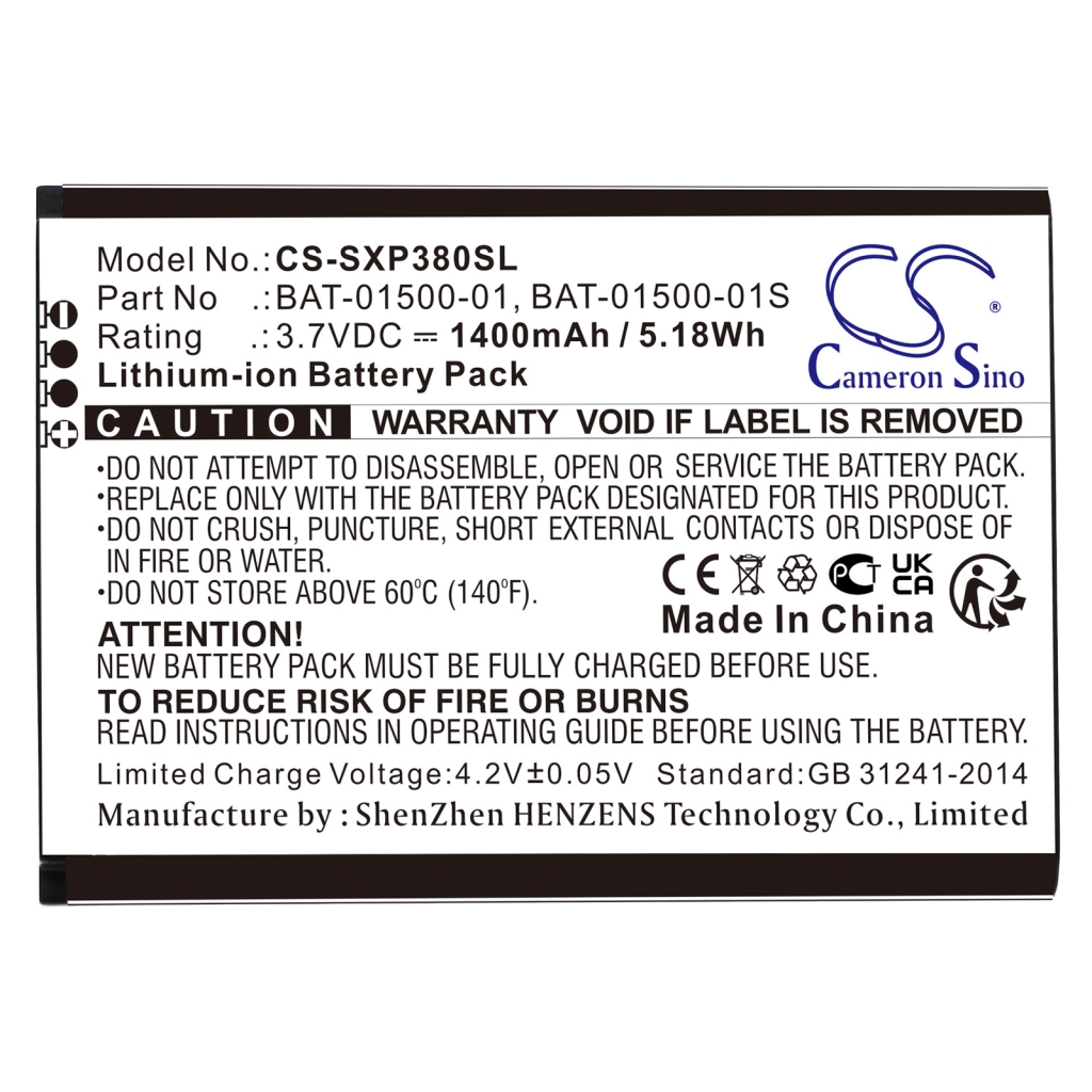 Batterie de téléphone portable Sonim CS-SXP380SL