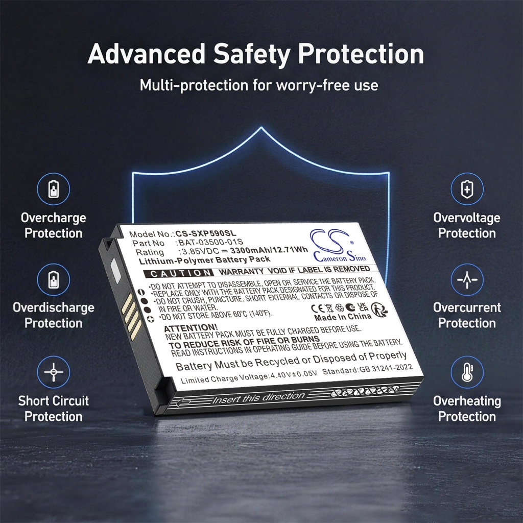 Batterie compatible avec Sonim CS-SXP590SL