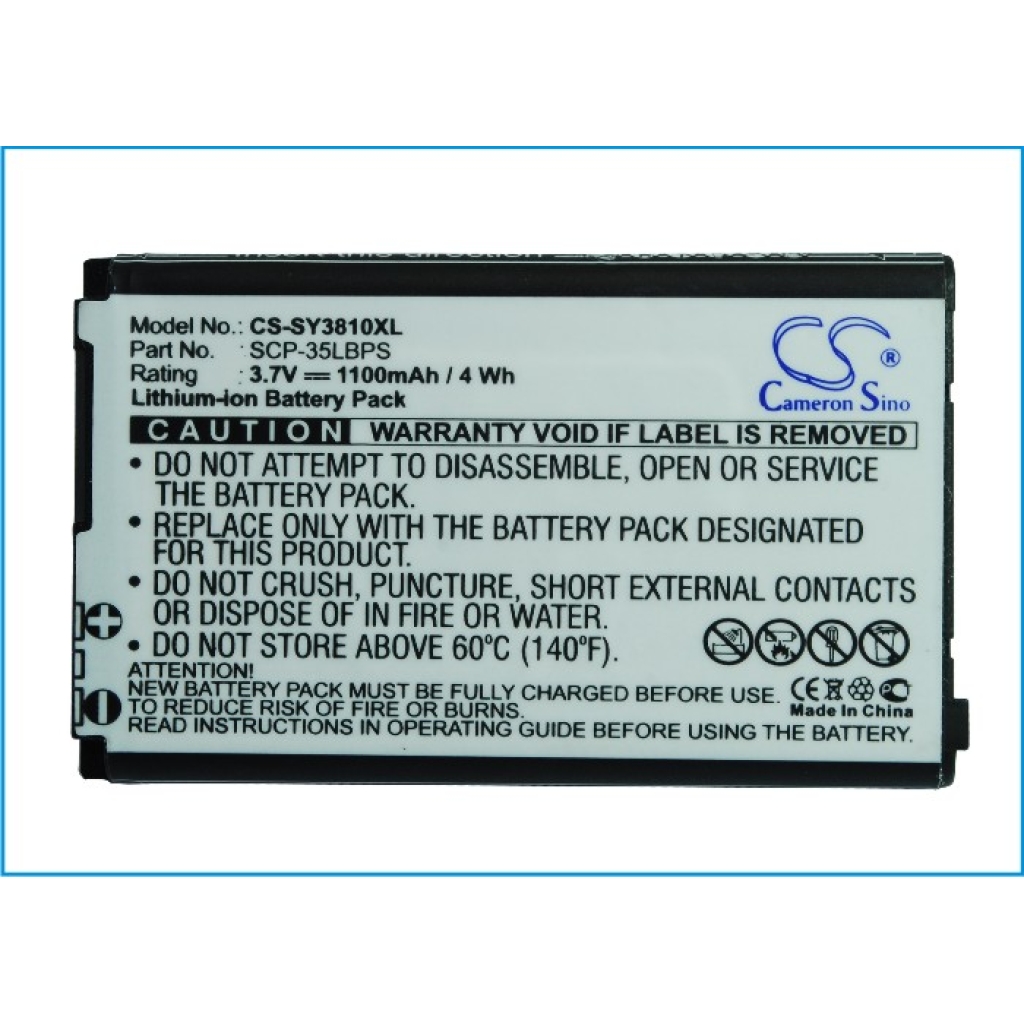 Mobile Phone Battery Sanyo Mirro SCP-3810