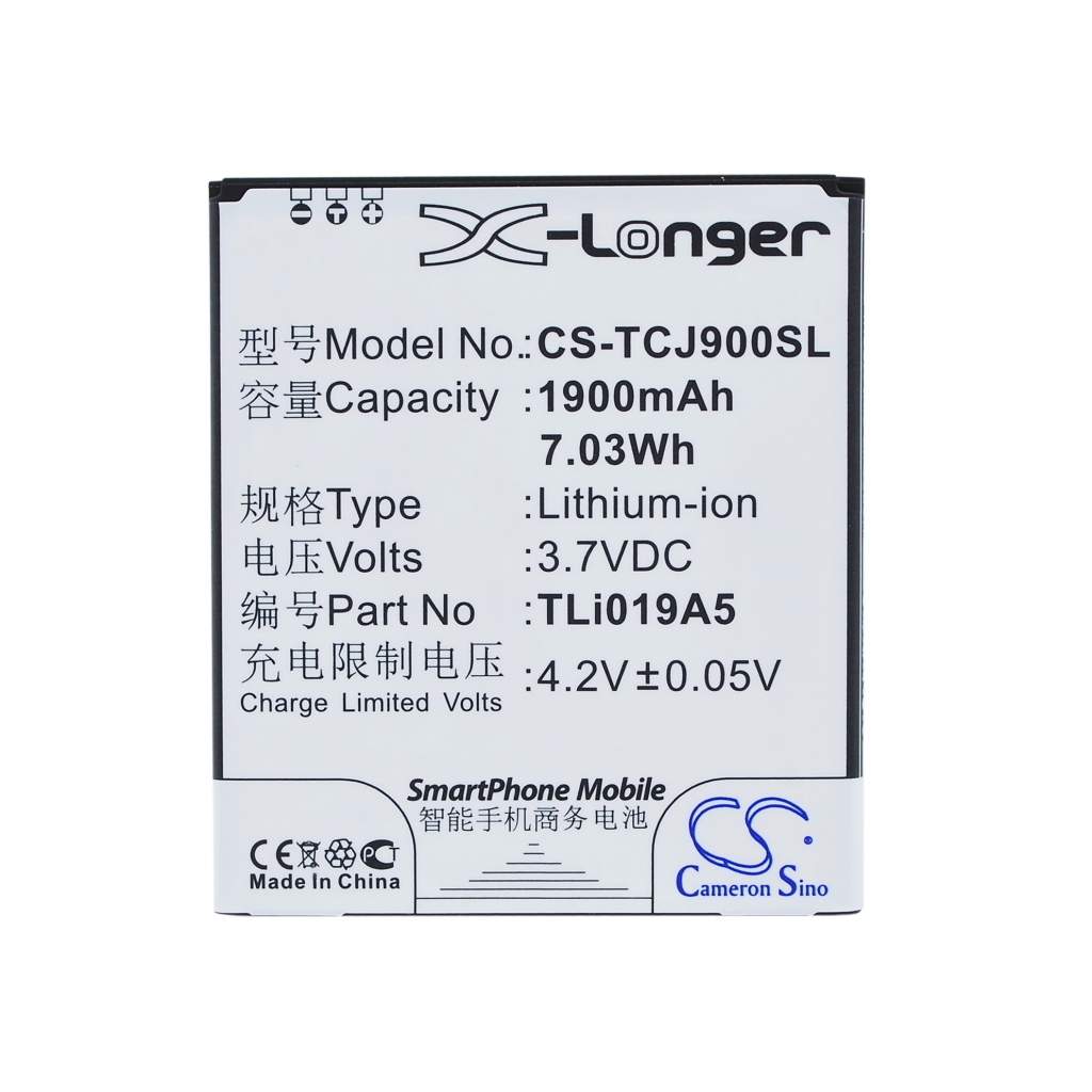 Batterie compatible avec Alcatel TCL CS-TCJ900SL