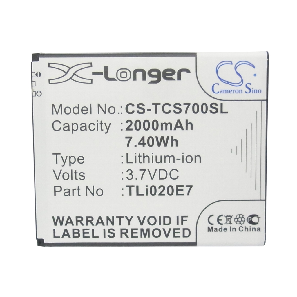 Batteries Remplace TLi020B2