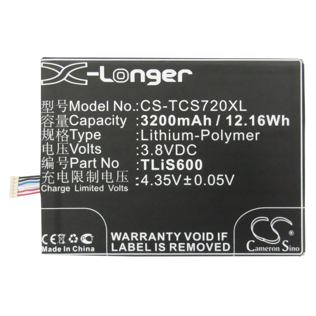 Batterie compatible avec Alcatel TCL CS-TCS720XL