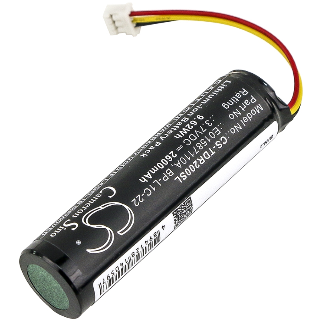 MP3, MP4, MP4, PMP Batterie Tascam CS-TDR200SL