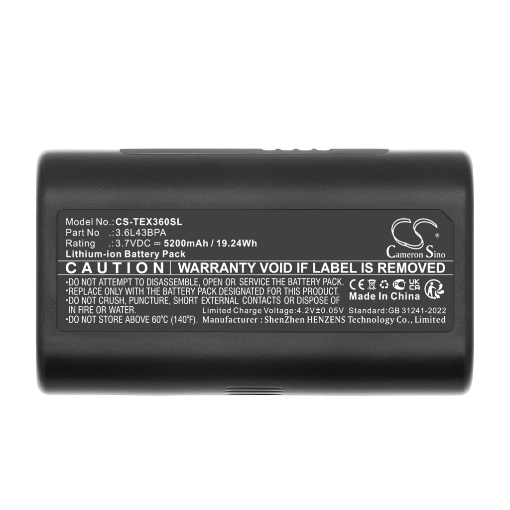 Outils électriques Batterie Texas instruments CS-TEX360SL