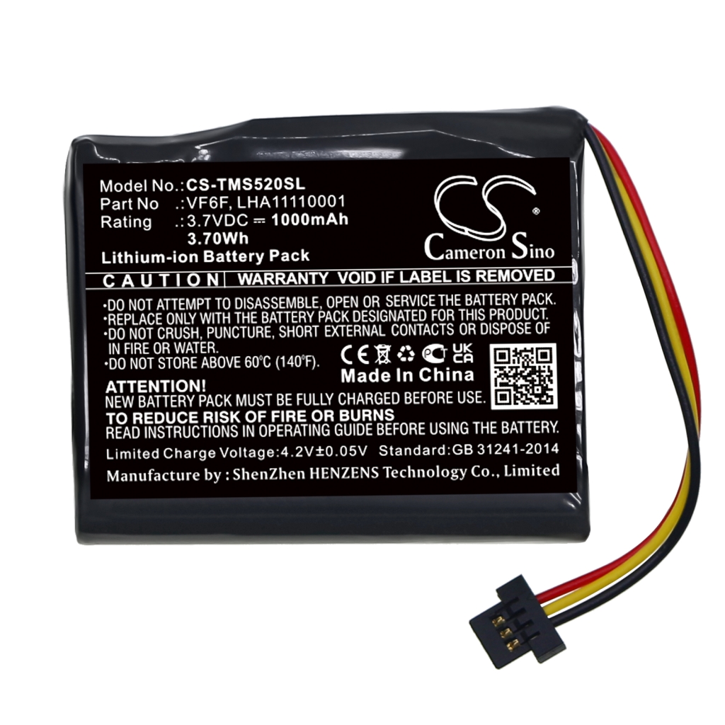 GPS, Batterie de navigation TomTom CS-TMS520SL