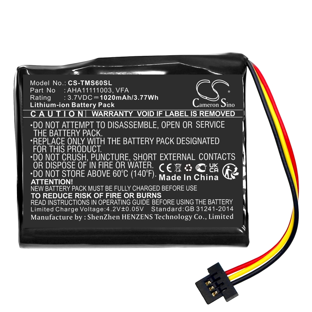 GPS, Batterie de navigation TomTom CS-TMS60SL