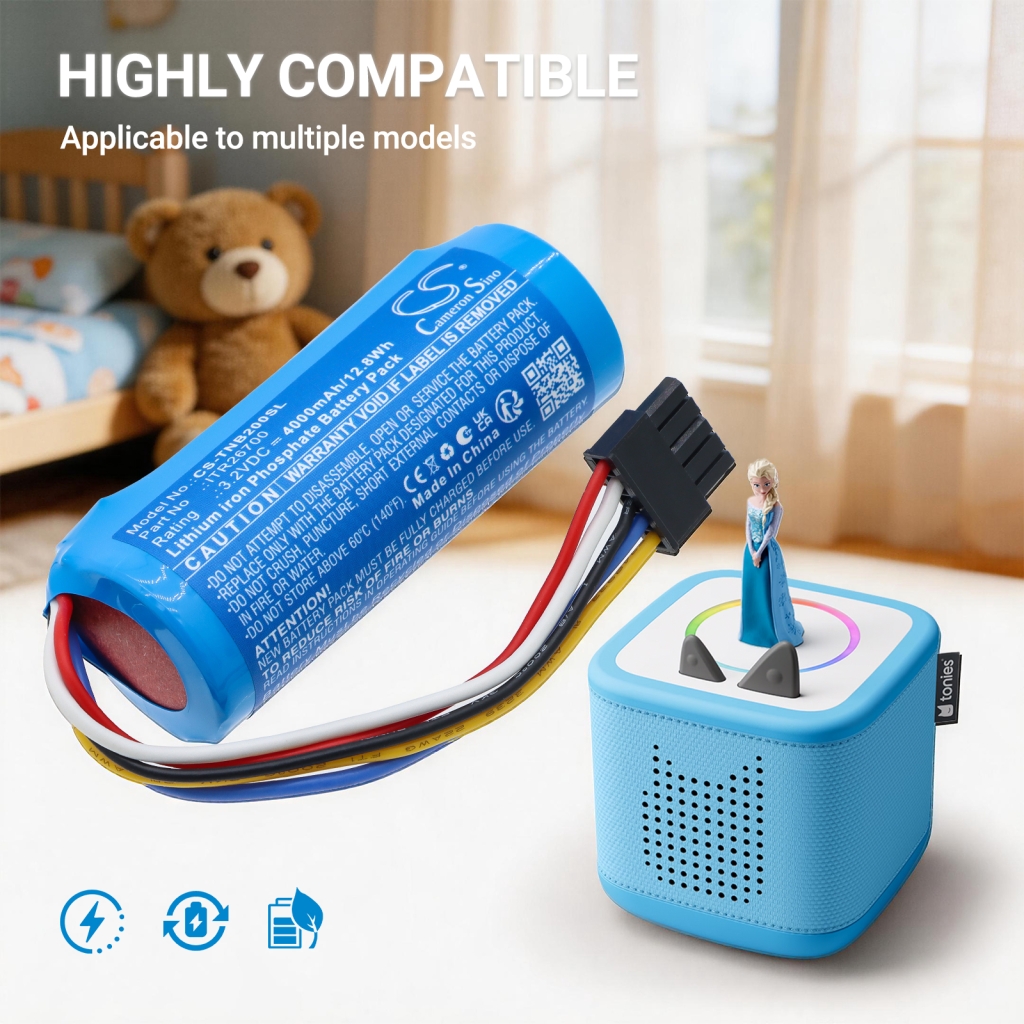 Batterie compatible avec Tonies CS-TNB200SL