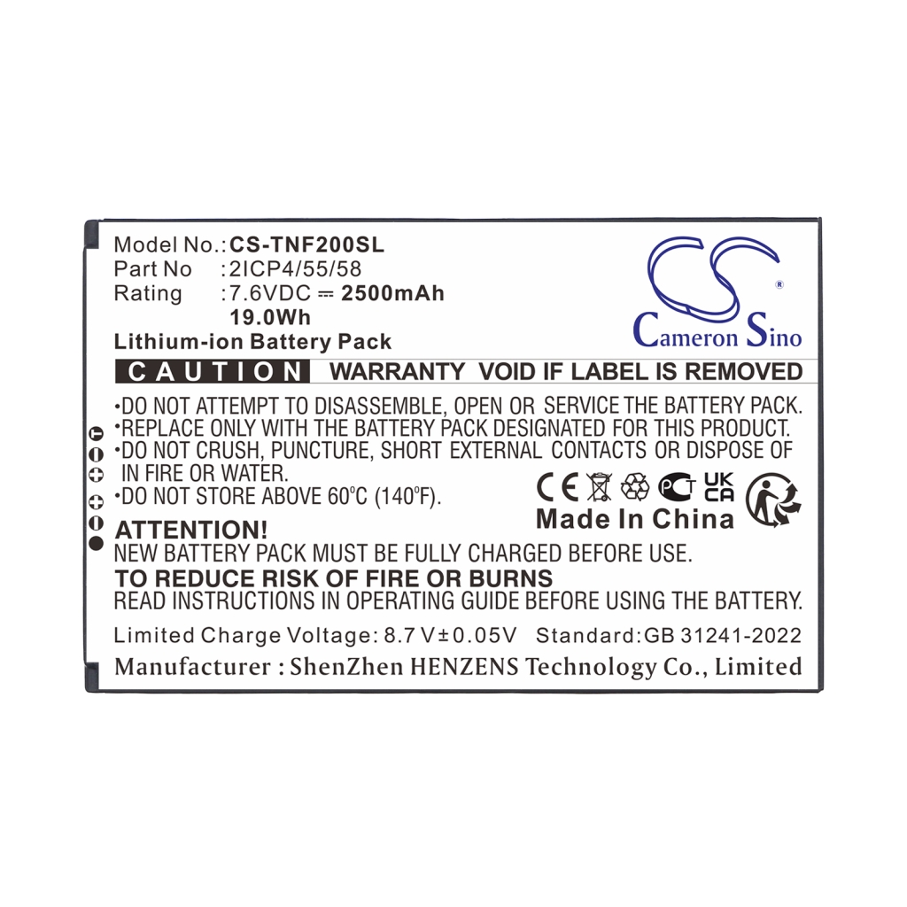 Terminal de paiement Batterie Feitian CS-TNF200SL