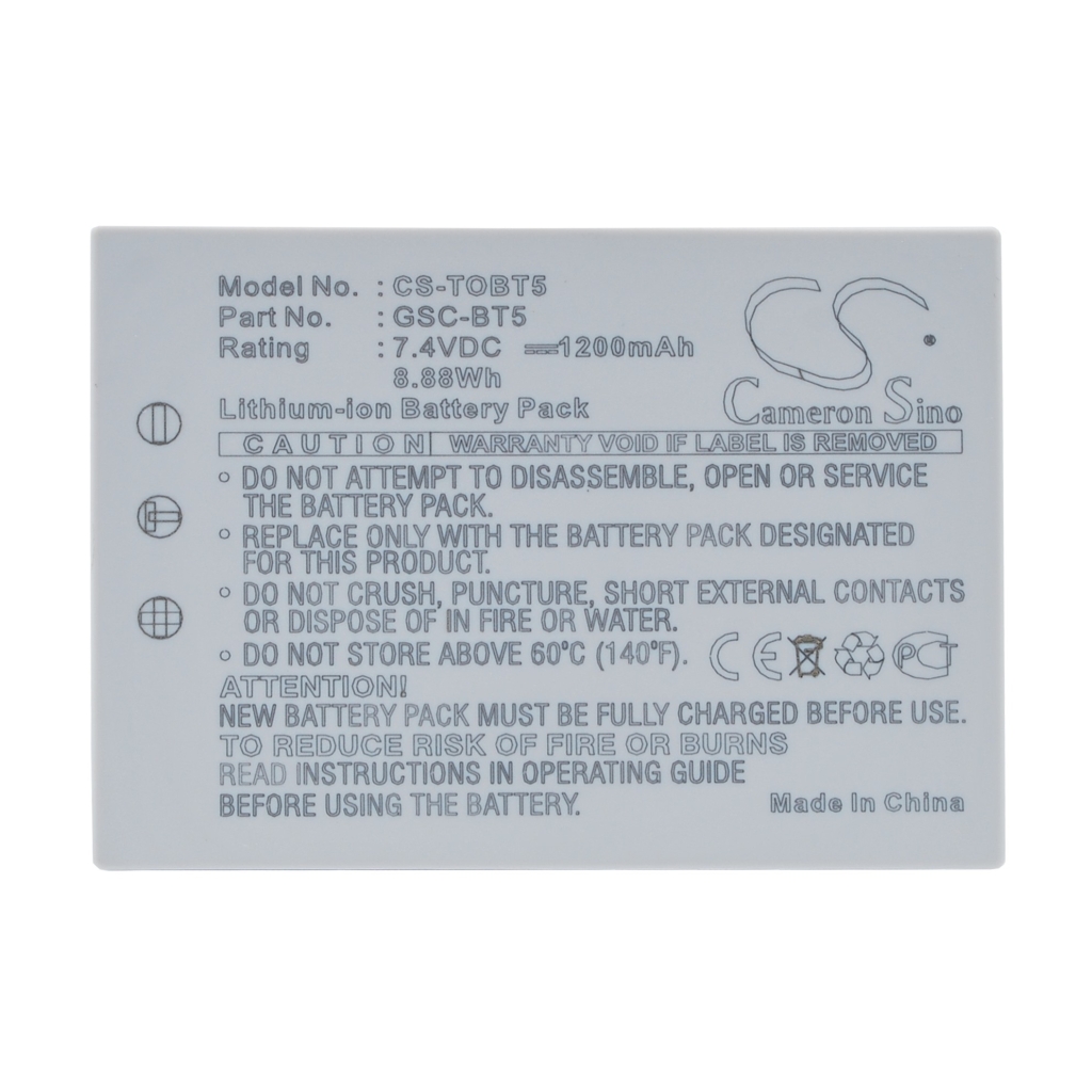 Batterie compatible avec Toshiba CS-TOBT5