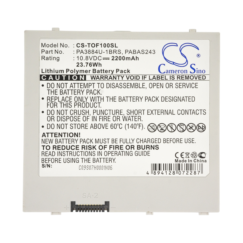 Tablette Batterie Toshiba CS-TOF100SL